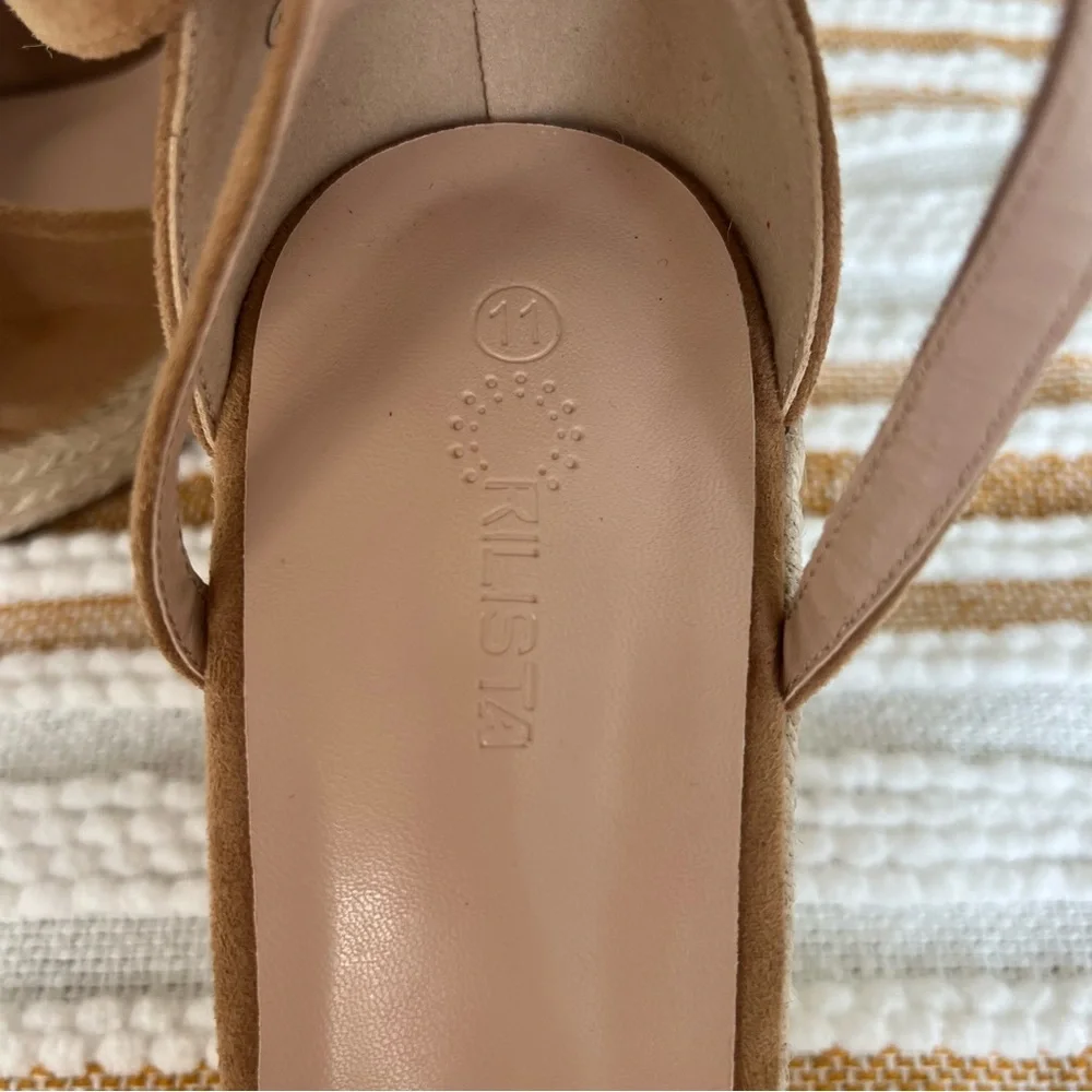 Rilista Womens Wedge Platform Sandals Cute Bowknot OpenToeEspadrille‎ High Heels